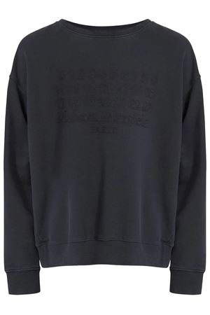 Black cotton sweatshirt MAISON MARGIELA | S50GU0230M25017969